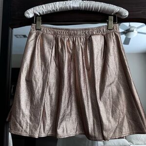 BCBGeneration 📣 Gold Cheer-Inspired Skirt with Pockets – Size S
